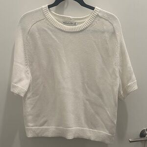 Abercrombie & Fitch Cream Knit Top